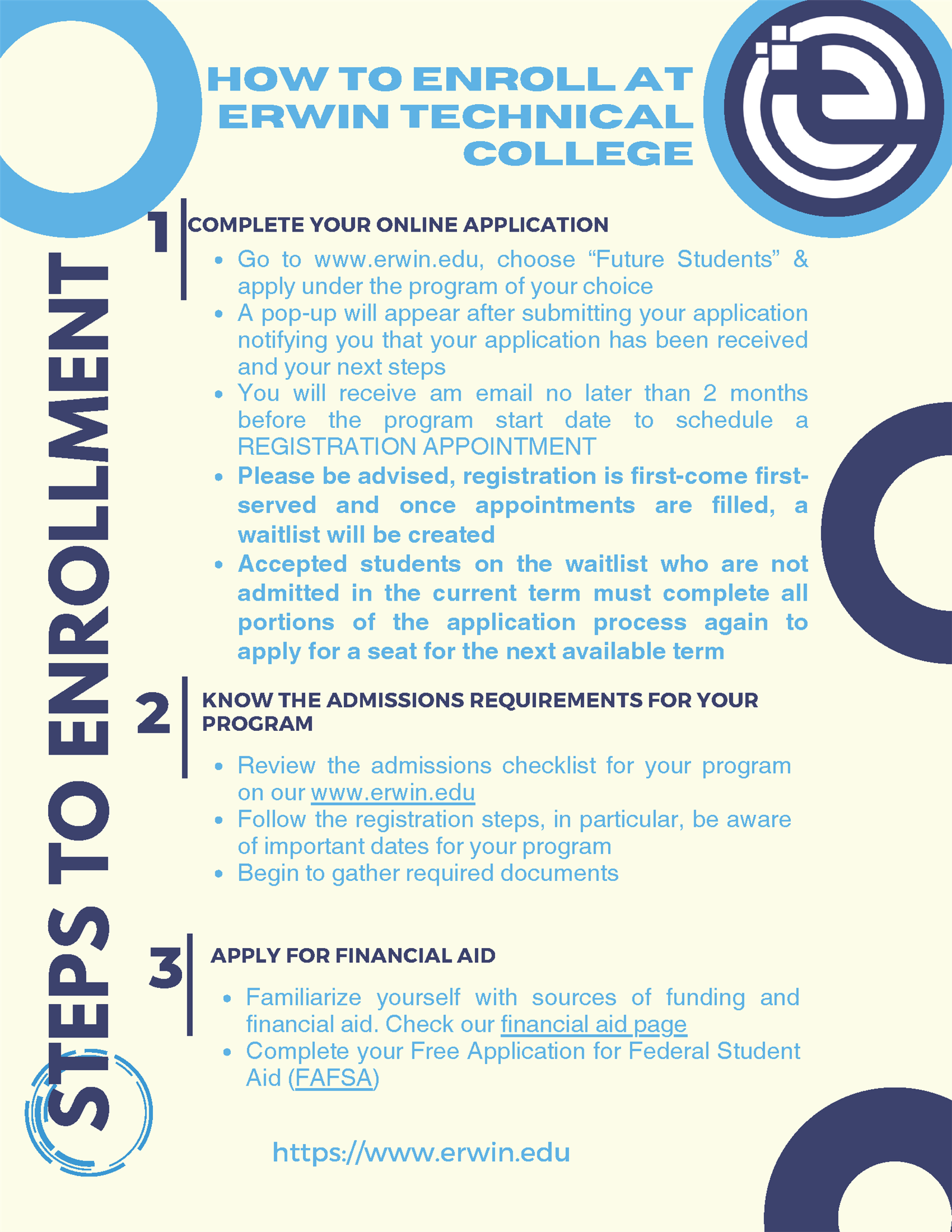 Steps to Enrollment